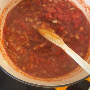 Zoete aardappel curry stap 4