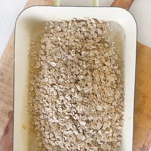 Gebakken havermout met eiwitpoeder stap 4