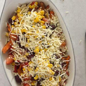 Mexicaanse kapsalon stap 4