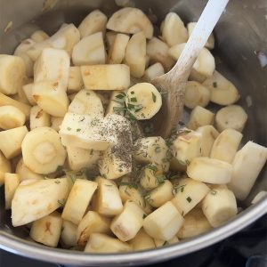 pastinaaksoep stap 1