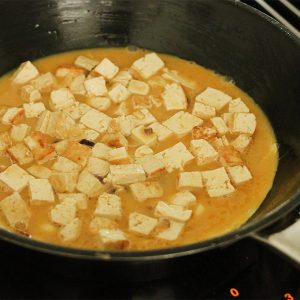 Tahu telor (tofu omelet) stap 1