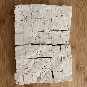 Tofu met broccoli en rijst stap 1