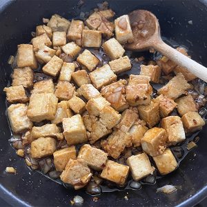 Tofu met broccoli en rijst stap 6
