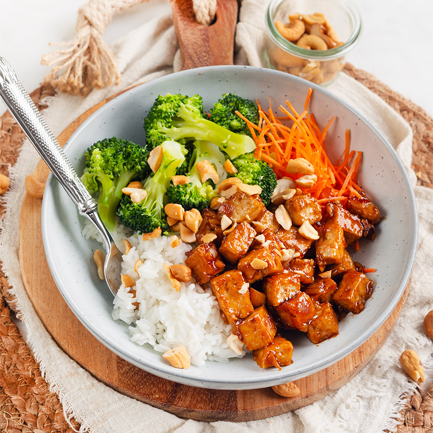 Tofu met broccoli en rijst maken