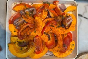 Traybake pompoen en feta stap 3