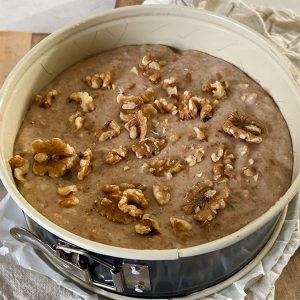 Dadeltaart met walnoten stap 6