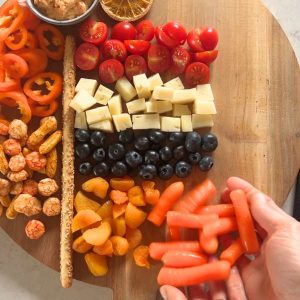 Hollandse oranje borrelplank stap 3