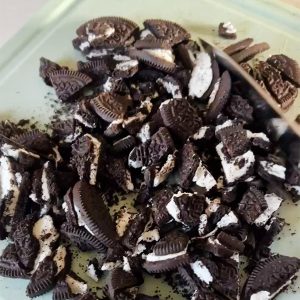 Oreo koeken bakken stap 1