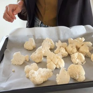 Traybake met bloemkool en feta stap 0