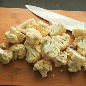 Geroosterde bloemkool uit de oven stap 1