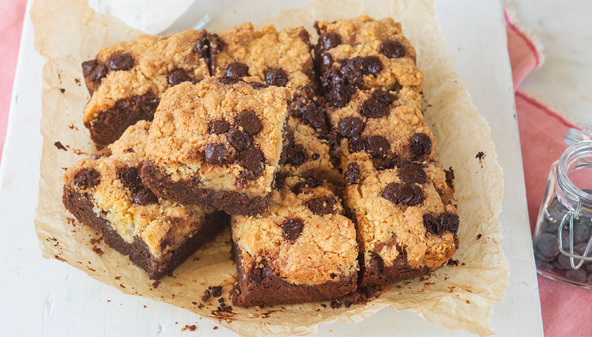 Brookies maken: brownie en cookie in 1