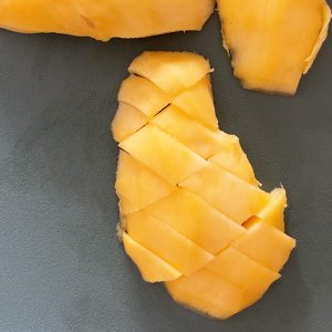 Hüttenkäse mango ijs: gezond en eiwitrijk stap 3