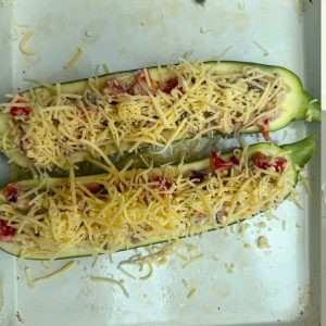 Gevulde courgette met tonijn stap 3