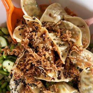 Gyoza salade stap 3