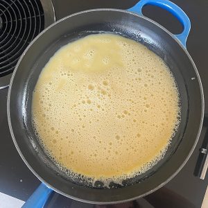 Omelet bakken stap 2