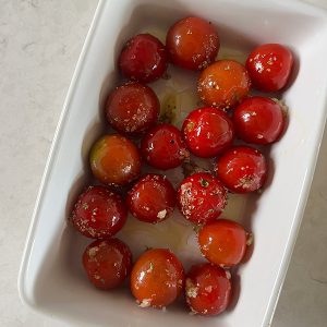 Pasta met cherrytomaatjes stap 1