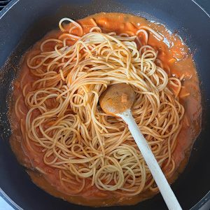 Pasta met cherrytomaatjes stap 5