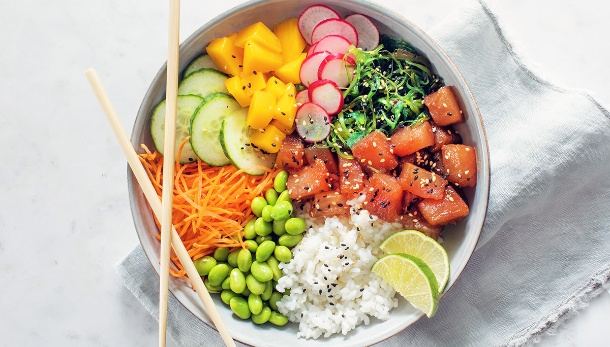 Poké bowl recept: vers gemaakt