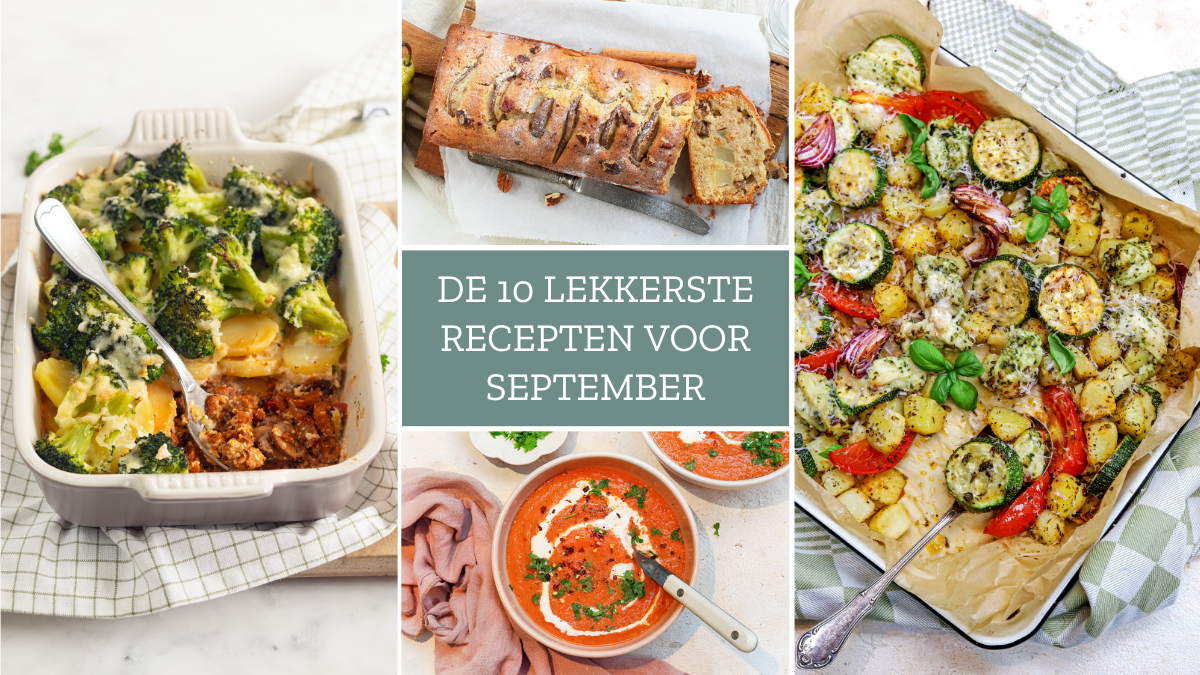 10 x lekkere recepten voor de maand september