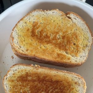 Croque monsieur stap 2