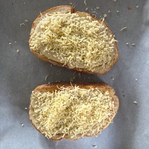 Croque monsieur stap 3