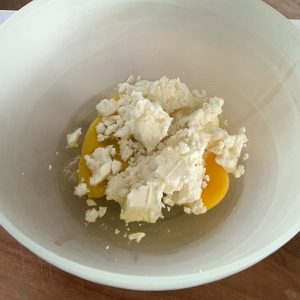 Gevulde paprika met spinazie en feta stap 3