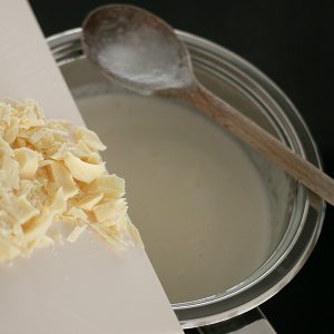 panna cotta aardbeien stap 1