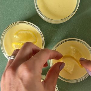 Citroen panna cotta stap 6