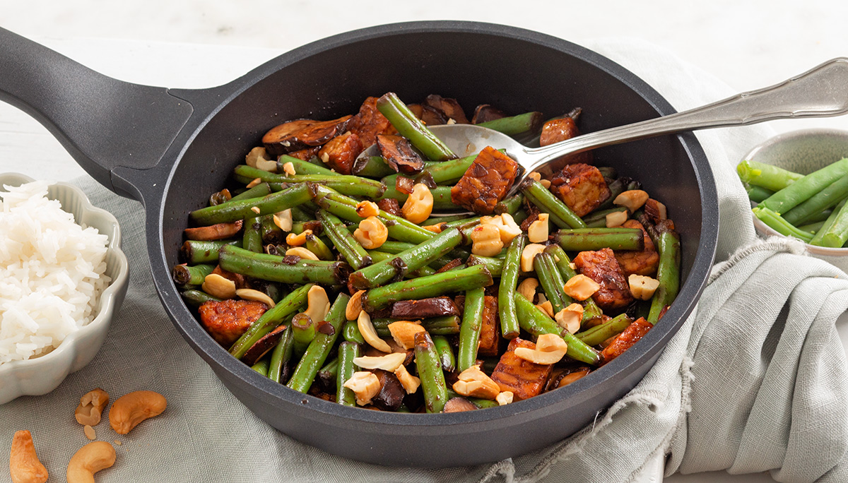 Sperziebonen wok met ketjap