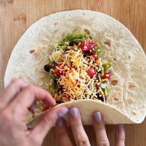 Burrito recept met gehakt stap 5