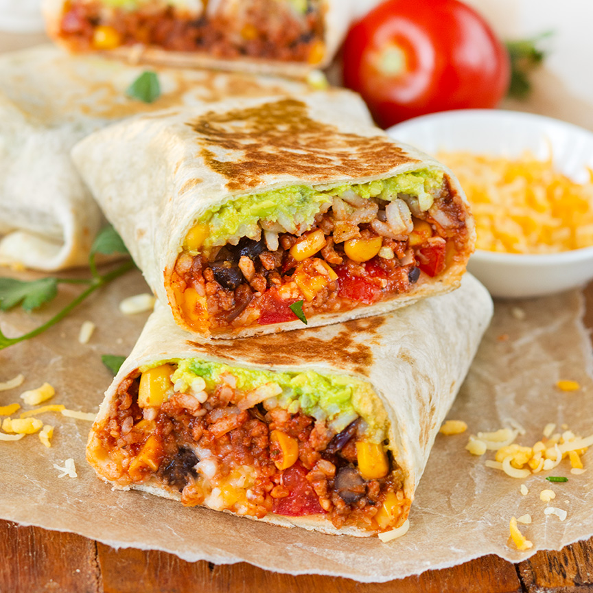 Burrito's met gehakt