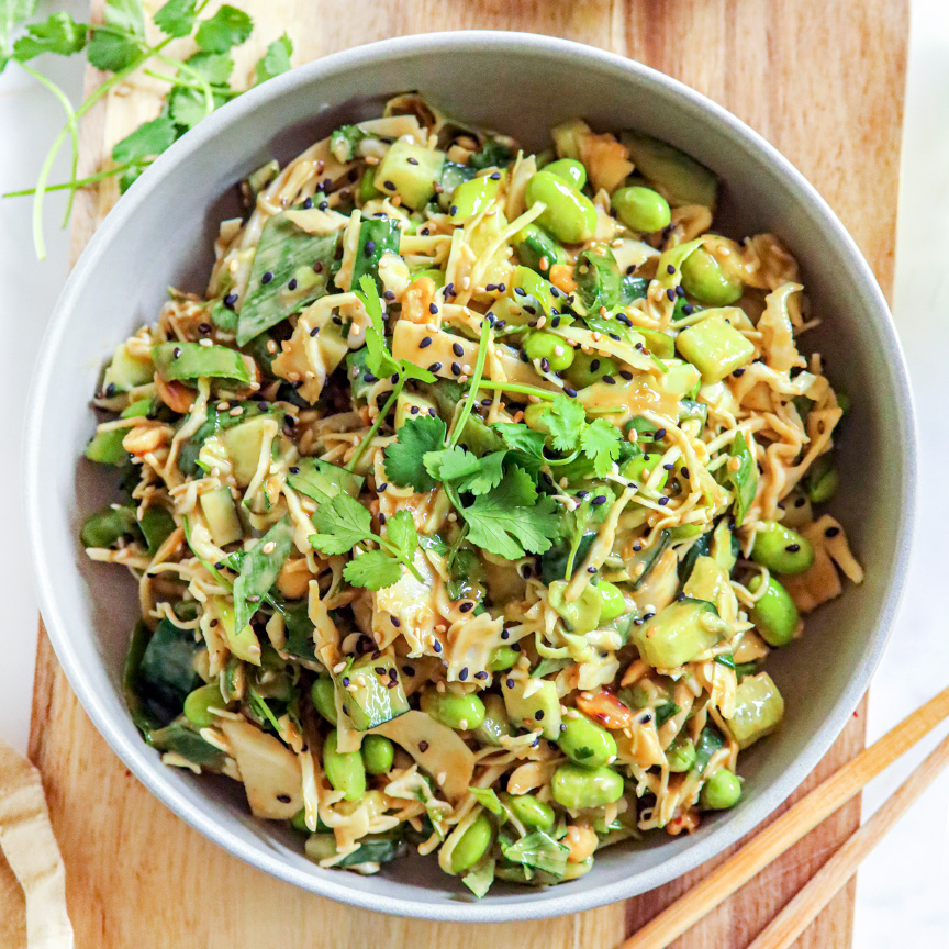 edamame salade maken