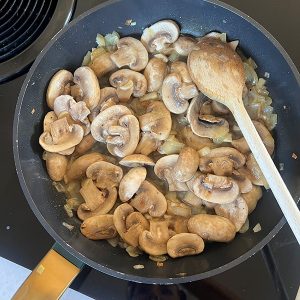 Champignons bakken stap 3