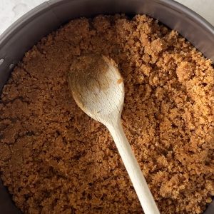 Stroopwafel cheesecake stap 1