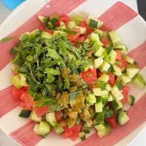 watermeloen tartaar stap 2