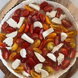 quiche caprese stap 04