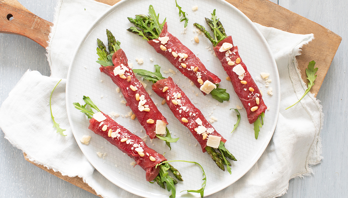 Carpaccio rolletjes