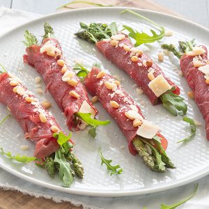 carpaccio rolletjes stap 3