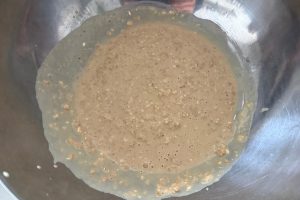 Tiramisu overnight oats stap 1