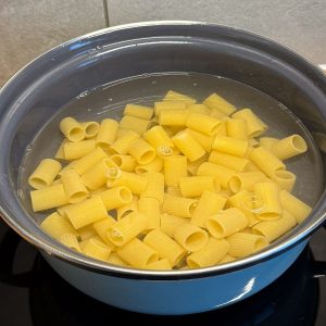 pasta chorizo stap 1