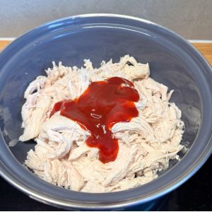 Pulled chicken stap 5