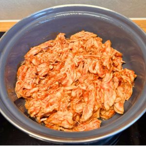 Pulled chicken stap 6
