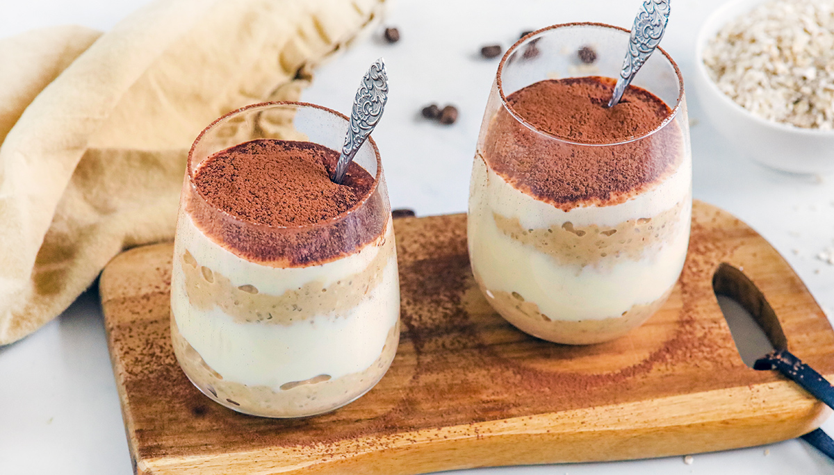 Tiramisu overnight oats