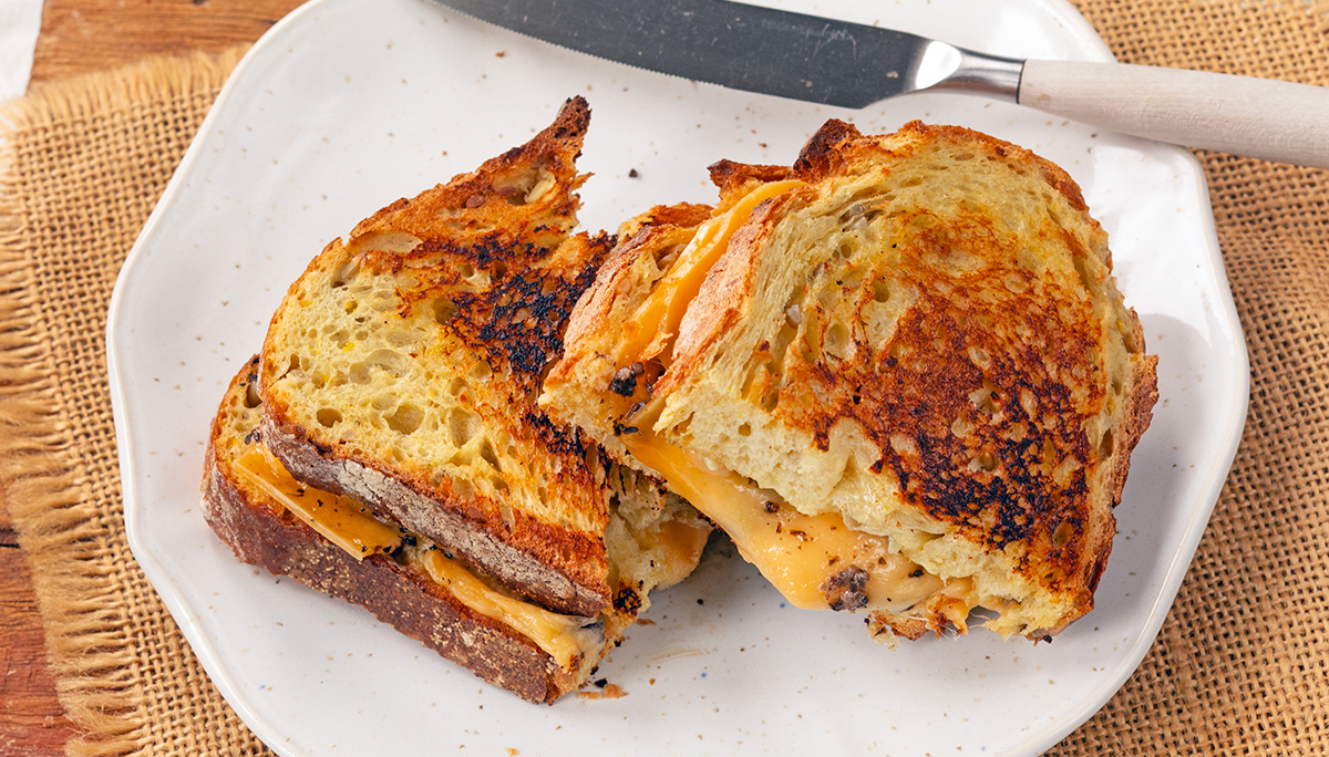 Truffel tosti met champignons